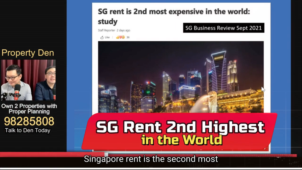 Singapore Rent 2nd Highest in the World How to Be a Landlord?